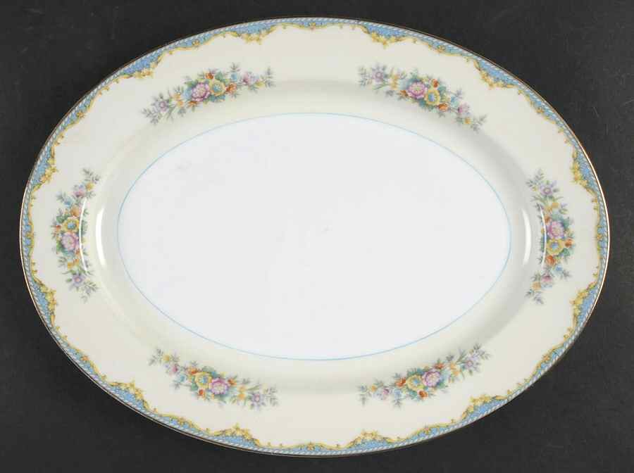 Ivanhoe 13" Oval Serving Platter by Noritake-1