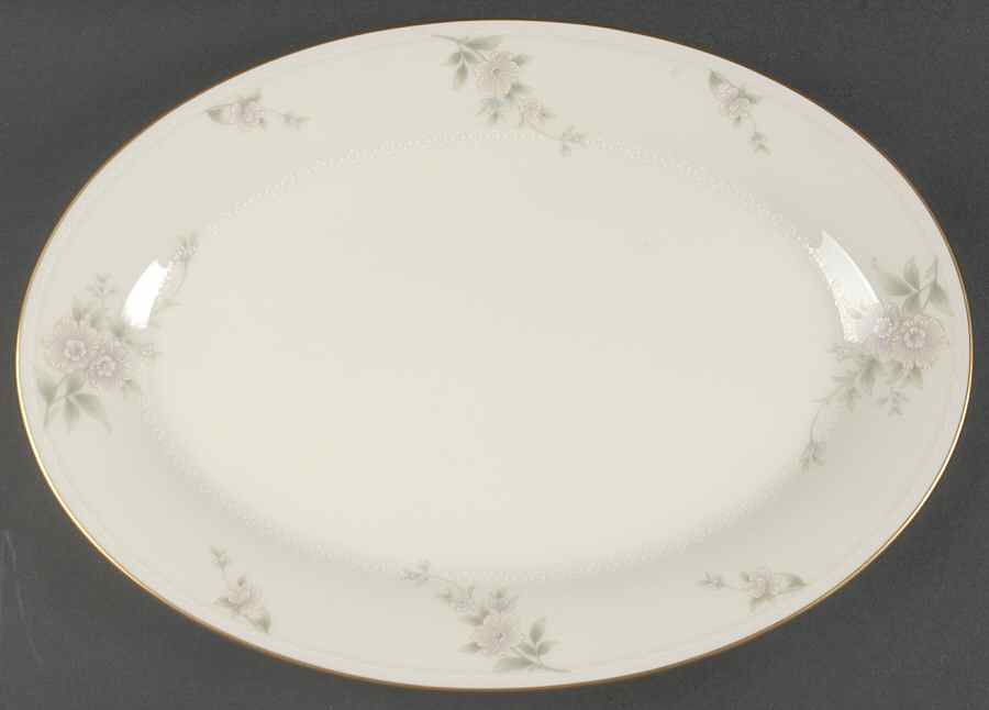 Ivanhoe 16" Oval Serving Platter by Noritake-1