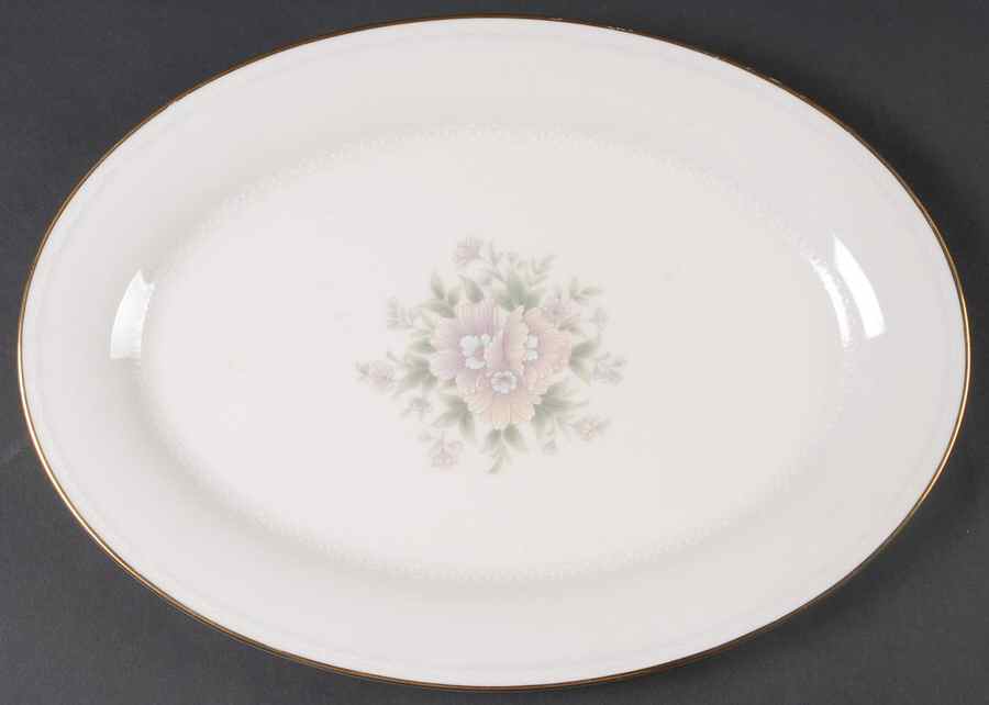 Ivanhoe 14" Oval Serving Platter by Noritake-1