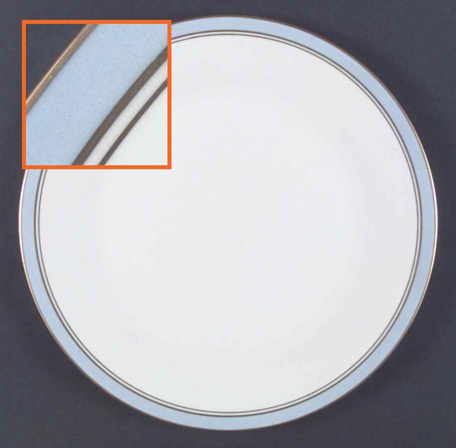 Ivory & Azure Dinner Plate by Noritake-1
