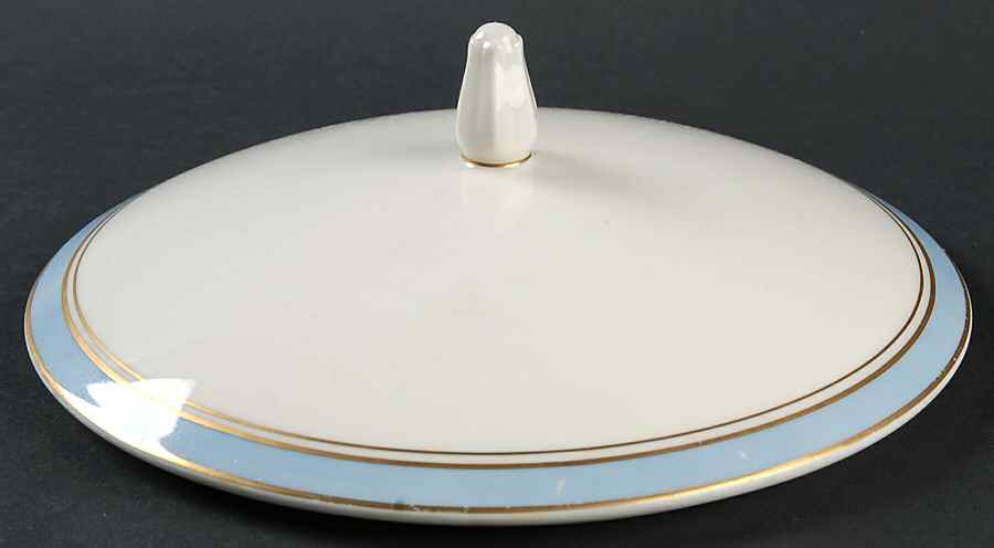 Ivory & Azure Lid for Round Vegetable by Noritake-1