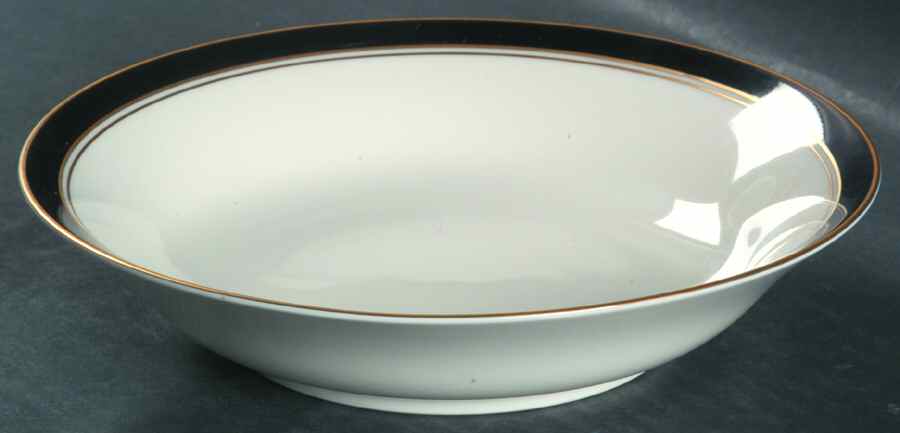 Ivory & Ebony Fruit/Dessert (Sauce) Bowl by Noritake-1