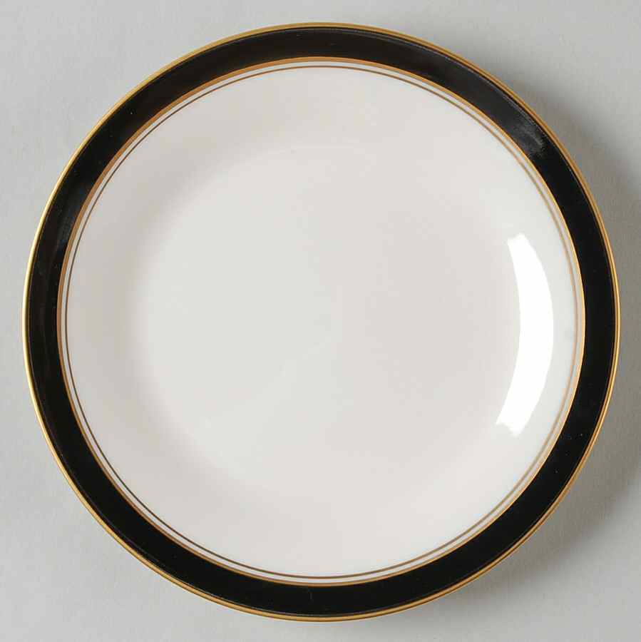 Ivory & Ebony Bread & Butter Plate by Noritake-1