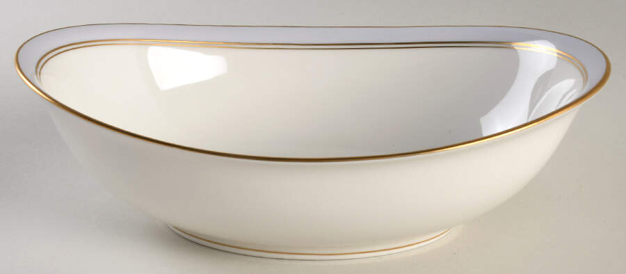 Ivory & Mist 10" Oval Vegetable Bowl by Noritake-1