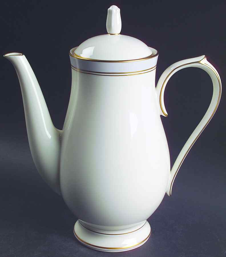 Ivory & Mist Coffee Pot & Lid by Noritake-1