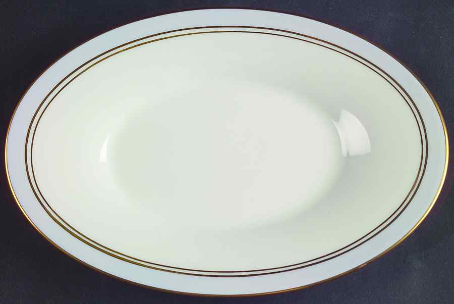 Ivory & Mist Underplate for Gravy Boat by Noritake-1