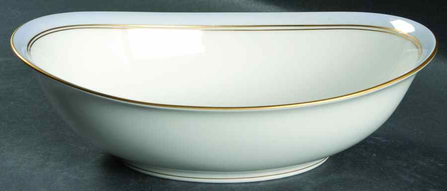 Ivory & Mist 9" Oval Vegetable Bowl by Noritake-1