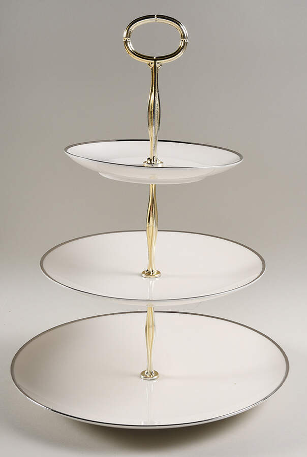 Ivonne 13 7/8"-14 1/4" 3-Tiered Serving Tray(DP,SP,BB) HC by Noritake-1