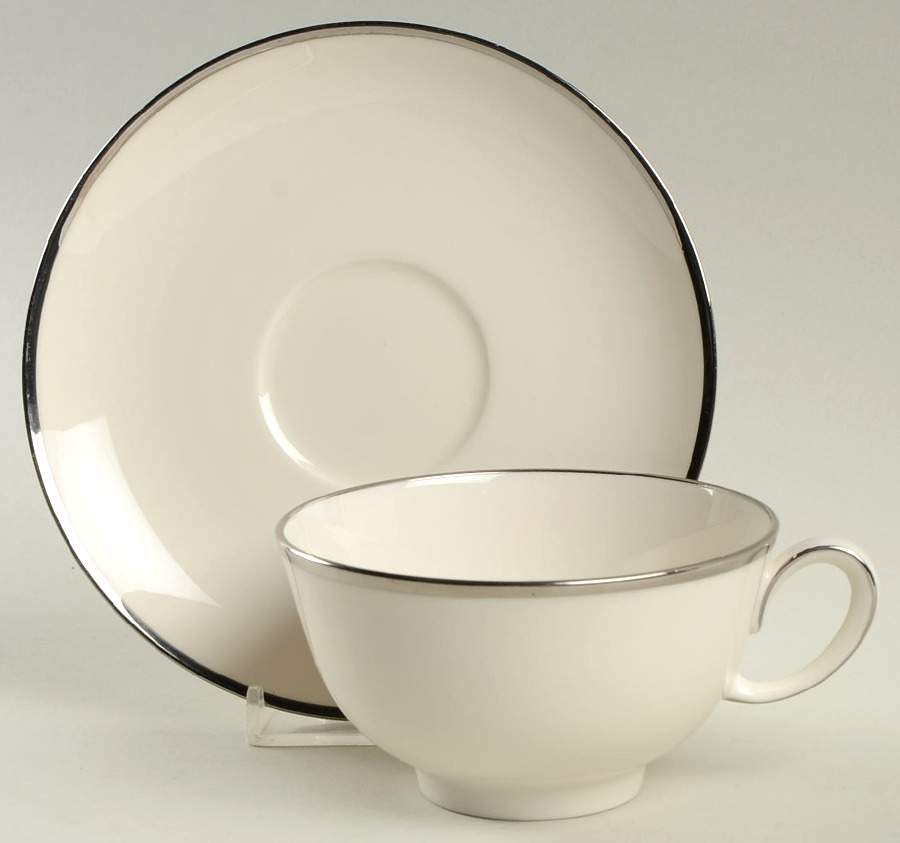 Ivonne Footed Cup & Saucer Set by Noritake-1