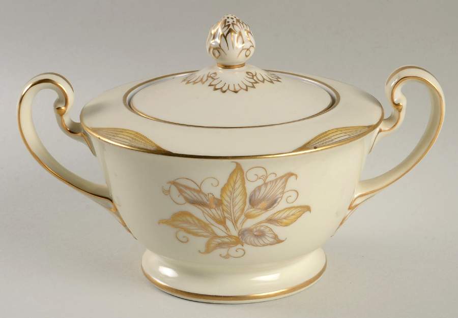 Ivolily Sugar Bowl & Lid by Noritake-1