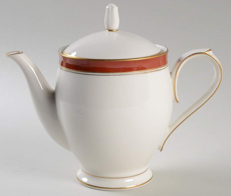 Ivory & Sienna Teapot & Lid by Noritake-1