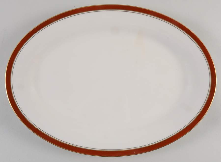 Ivory & Sienna 16" Oval Serving Platter by Noritake-1