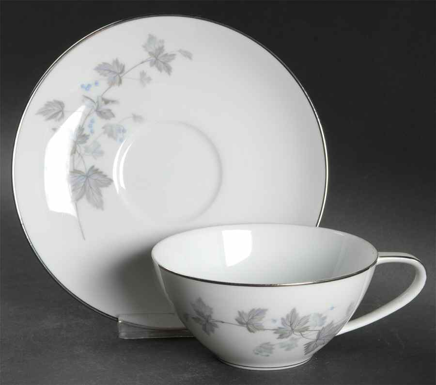 Ivyne Flat Cup & Saucer Set by Noritake-1