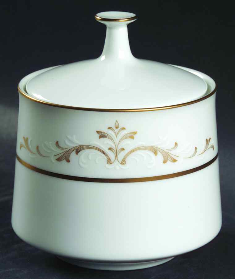 Jacqueline Sugar Bowl & Lid by Noritake-1