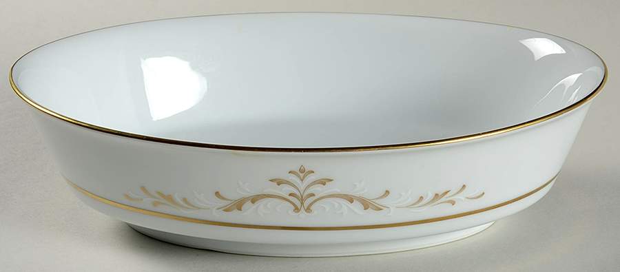 Jacqueline 9" Oval Vegetable Bowl by Noritake-1