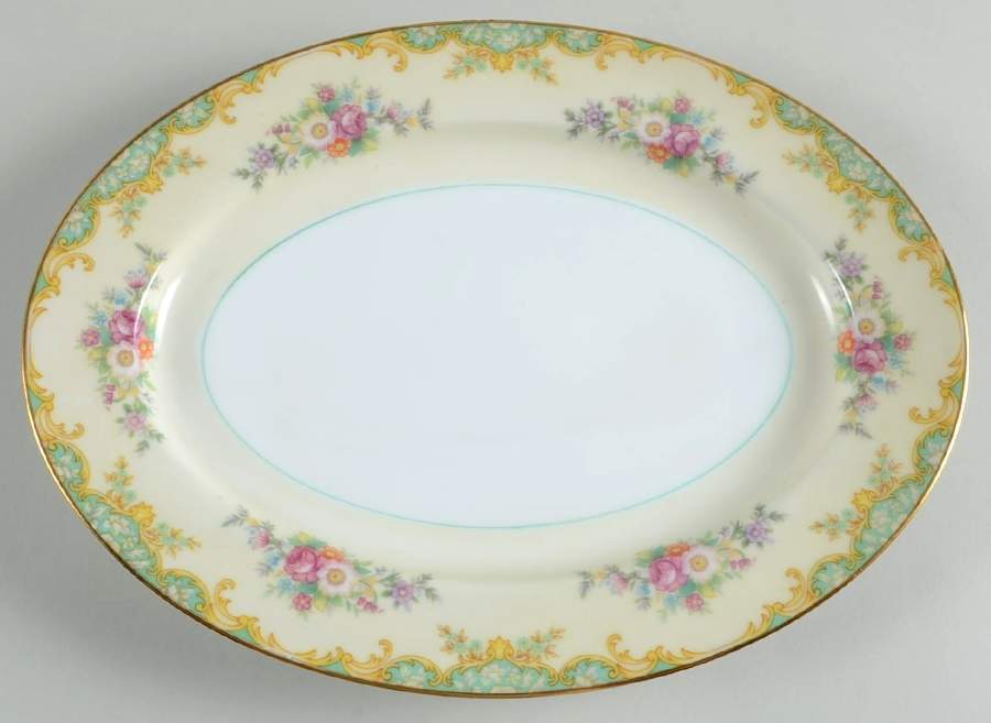Jacquin 11" Oval Serving Platter by Noritake-1