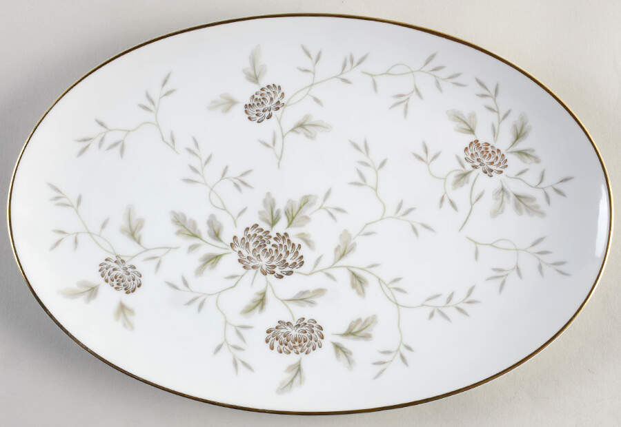 Janice 12" Oval Serving Platter by Noritake-1