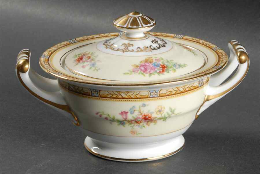 Janet Sugar Bowl & Lid by Noritake-1