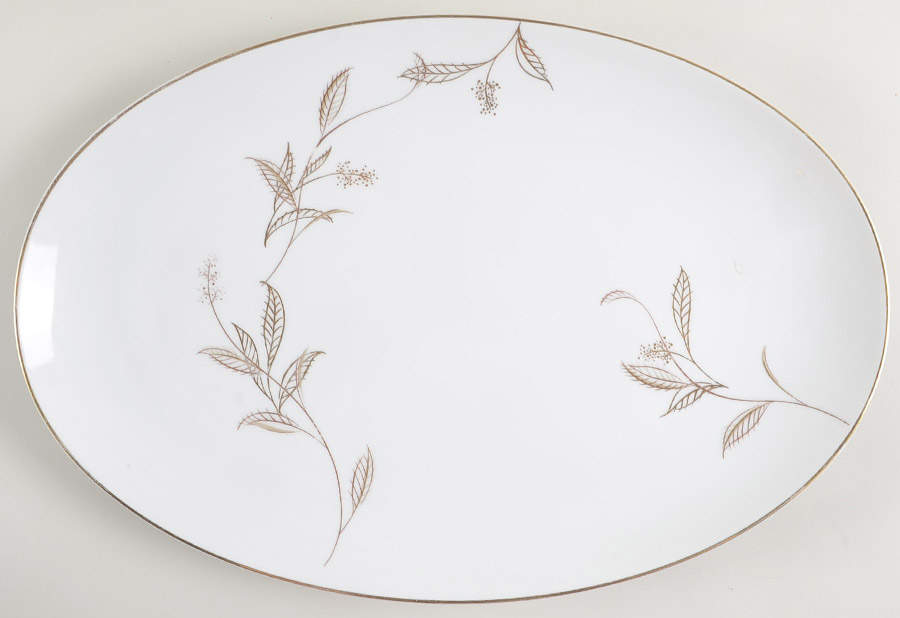 Jania 16" Oval Serving Platter by Noritake-1