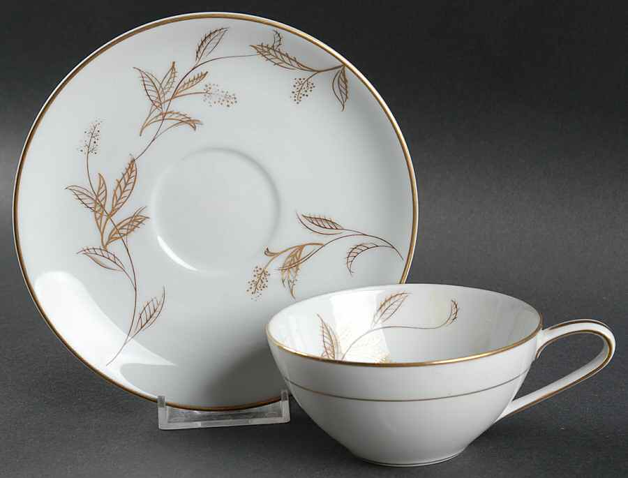Jania Flat Cup & Saucer Set by Noritake-1