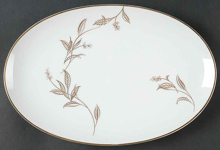 Jania 12" Oval Serving Platter by Noritake-1