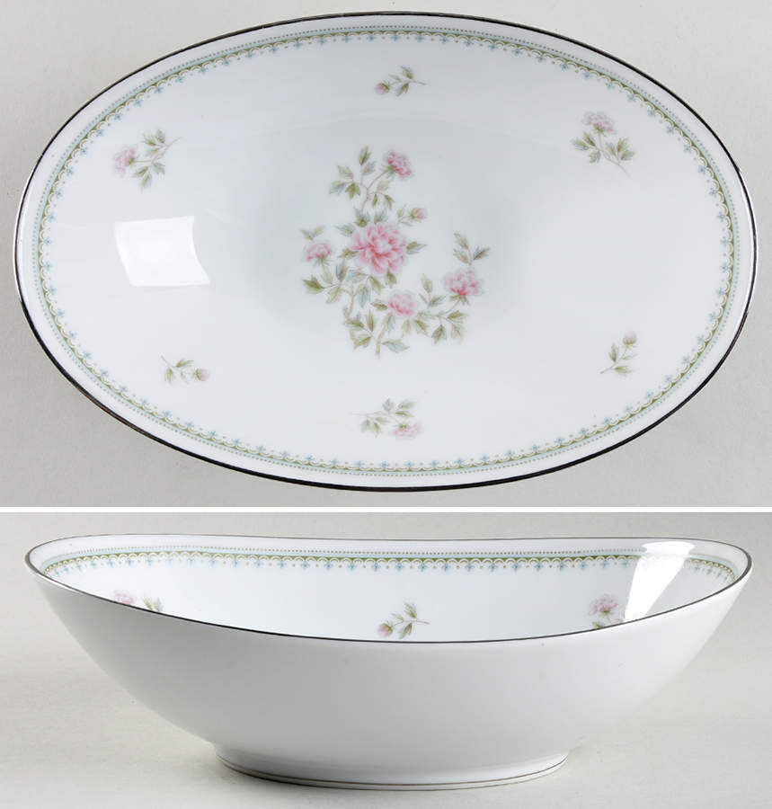 Jardine 10" Oval Vegetable Bowl by Noritake-1