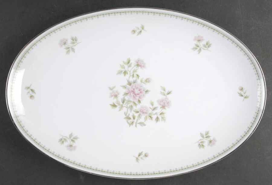 Jardine 16" Oval Serving Platter by Noritake-1