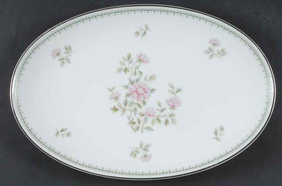 Jardine 14" Oval Serving Platter by Noritake-1