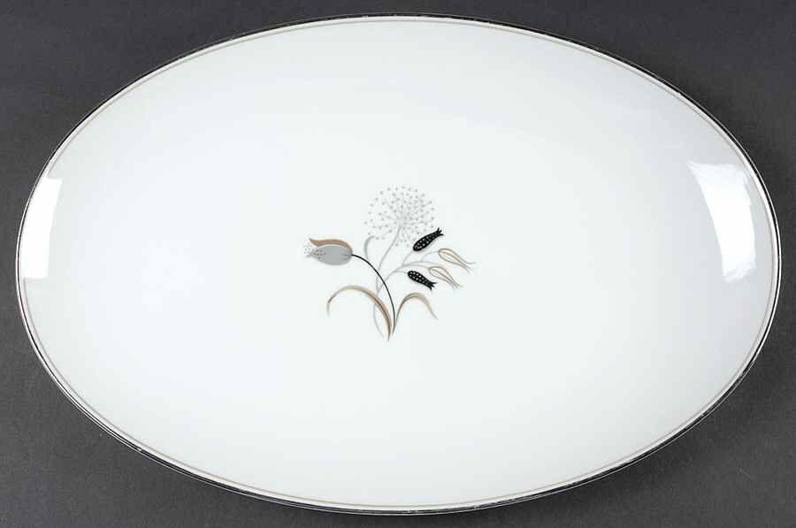 Jaris 16" Oval Serving Platter by Noritake-1