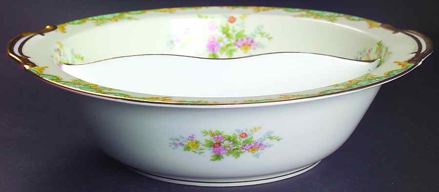 Jasmine 10" Round Divided Vegetable Bowl by Noritake-1