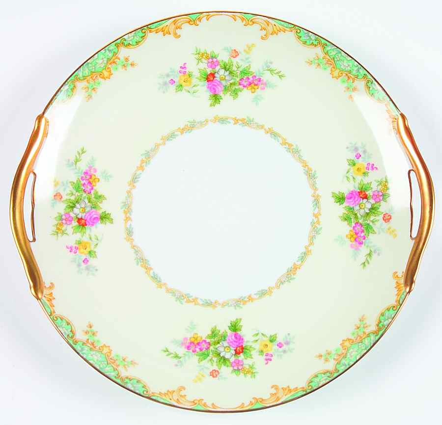 Jasmine Handled Cake Plate by Noritake-1