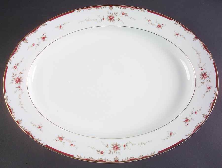 Jean 16" Oval Serving Platter by Noritake-1