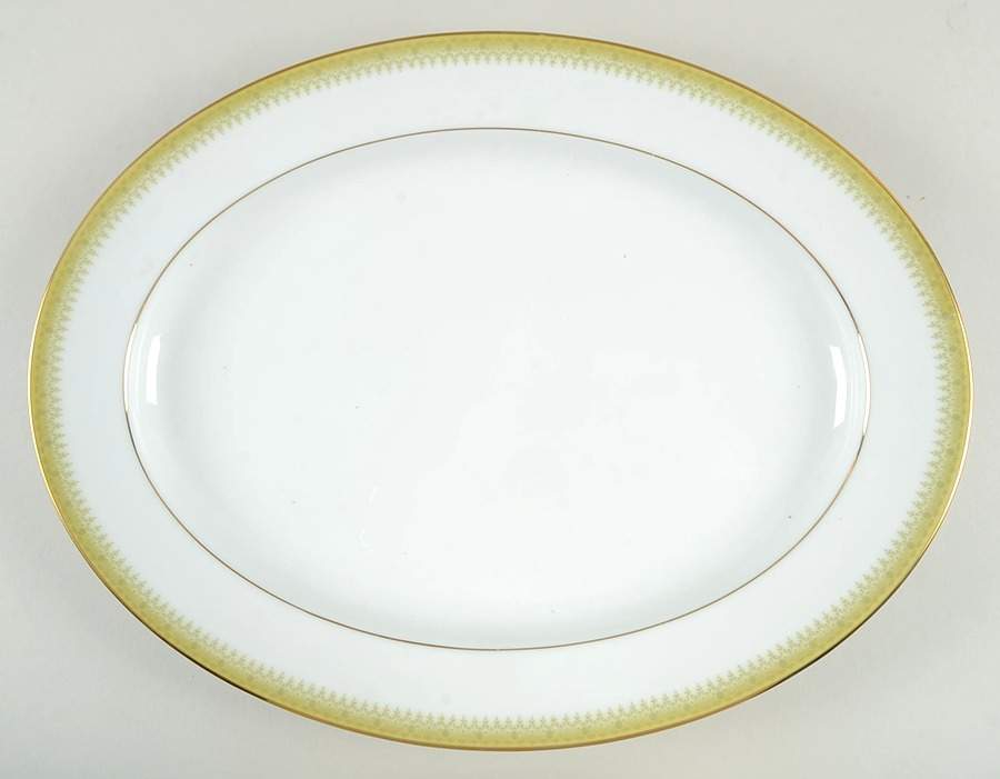 Jennifer 16" Oval Serving Platter by Noritake-1
