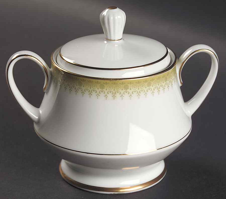 Jennifer Sugar Bowl & Lid by Noritake-1