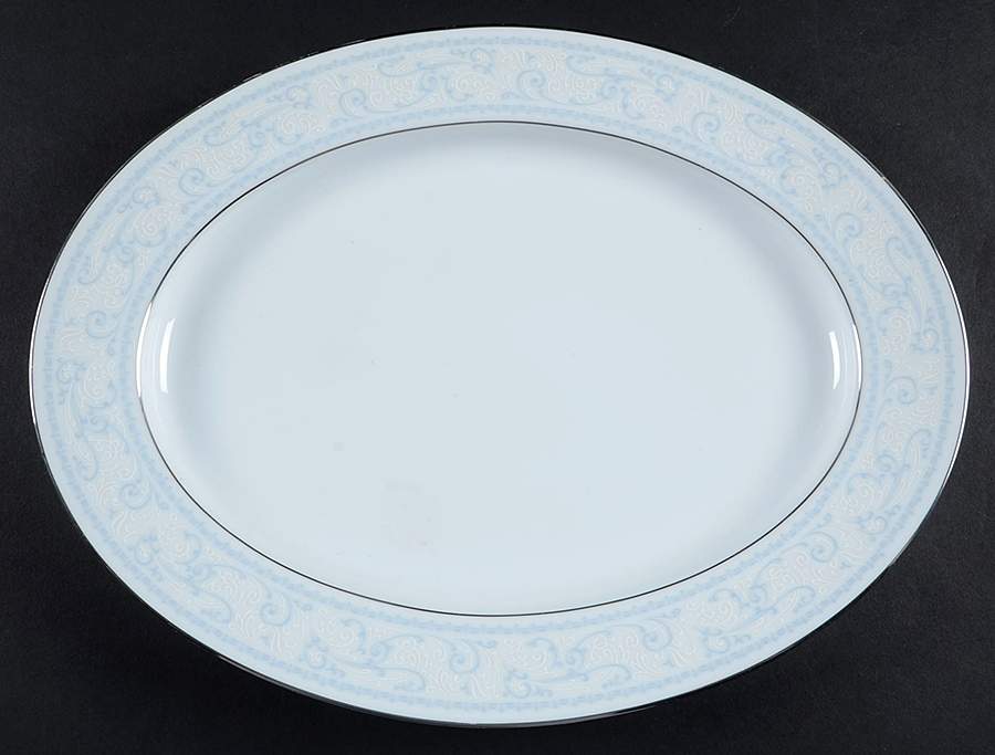 Jenica 13" Oval Serving Platter by Noritake-1