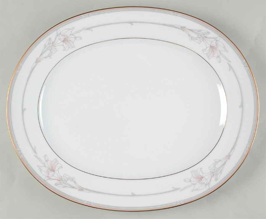 Jenna 15" Oval Serving Platter by Noritake-1
