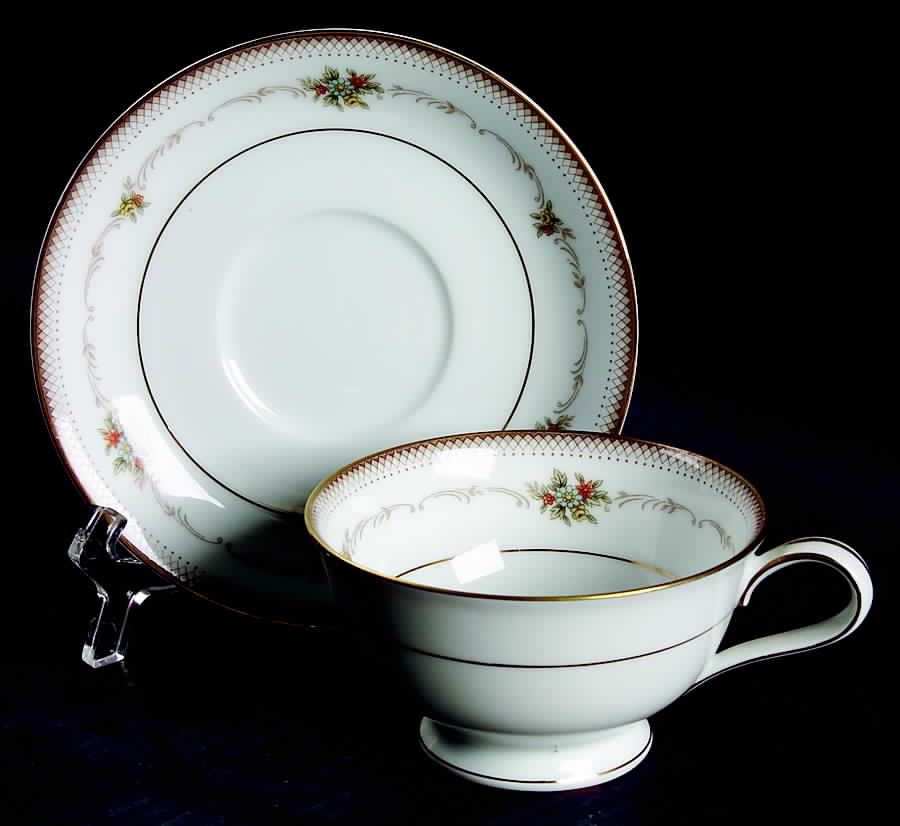 Joanne Footed Cup & Saucer Set by Noritake-1