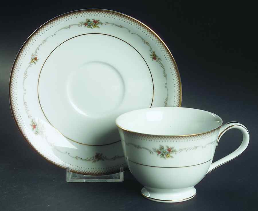 Joanne Footed Cup & Saucer Set by Noritake-1
