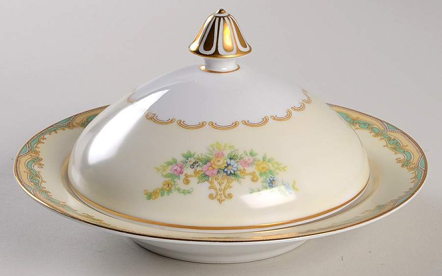 Joan Round Covered Butter by Noritake-1