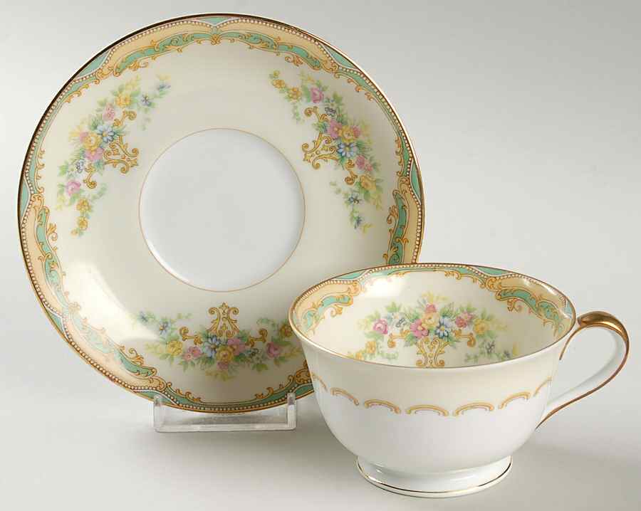 Joan Footed Cup & Saucer Set by Noritake-1