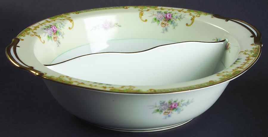 Joliet 10" Round Divided Vegetable Bowl by Noritake-1