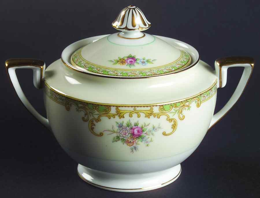 Joliet Sugar Bowl & Lid by Noritake-1