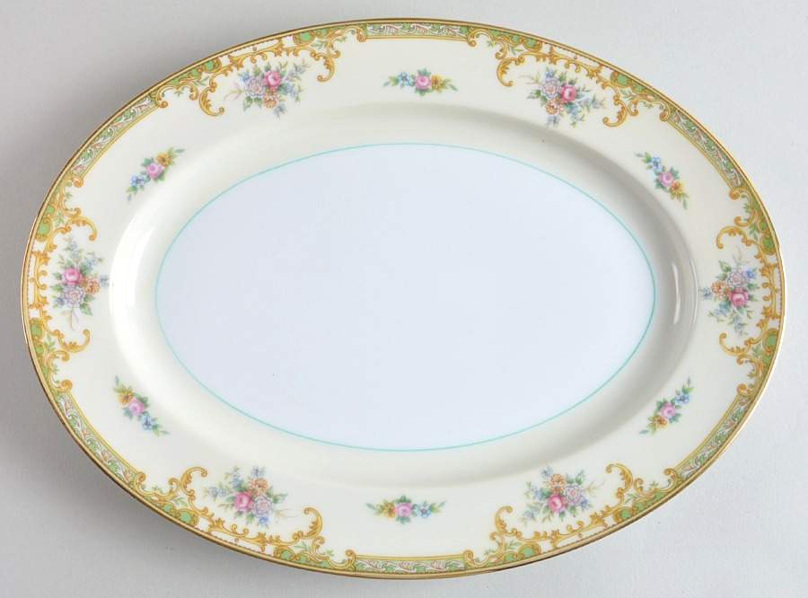 Joliet 11" Oval Serving Platter by Noritake-1