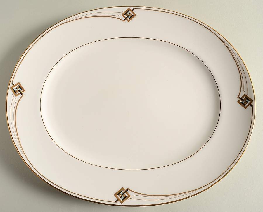 Joely 13" Oval Serving Platter by Noritake-1