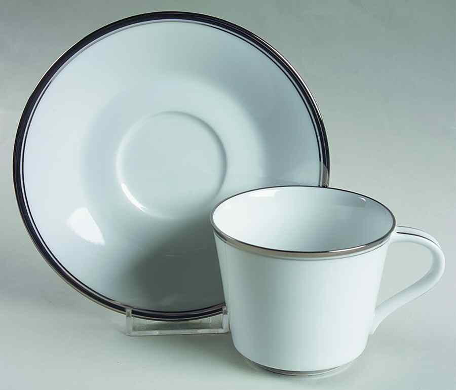 Josette Flat Cup & Saucer Set by Noritake-1