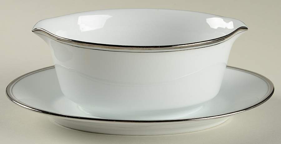 Josette Gravy Boat with Attached Underplate by Noritake-1