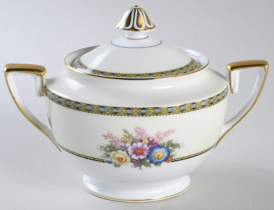 Juanita Sugar Bowl & Lid by Noritake-1