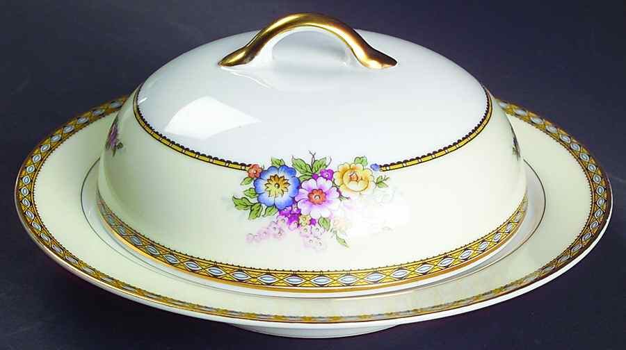 Juanita Round Covered Butter by Noritake-1