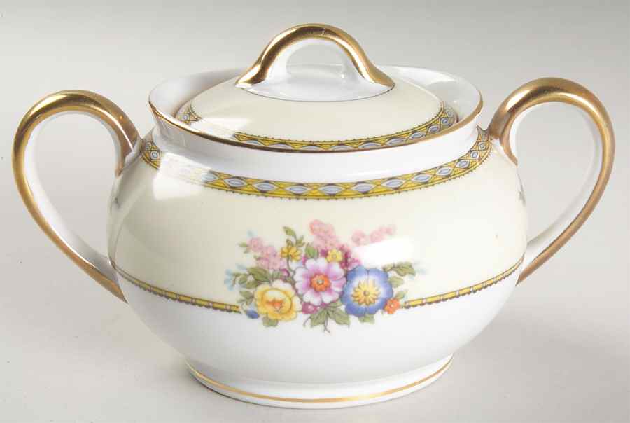 Juanita Sugar Bowl & Lid by Noritake-1