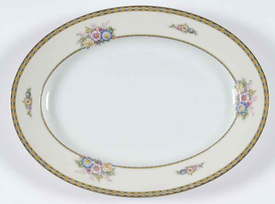 Juanita 11" Oval Serving Platter by Noritake-1
